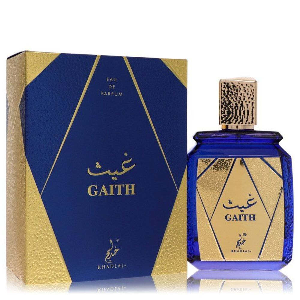 Khadlaj Gaith Eau De Parfum Unisex Blue and Gold